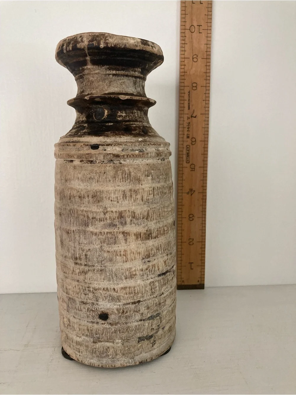 Reclaimed Wooden Water Pot - Picture 7 of 10